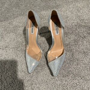 Steve Madden Silver Heels